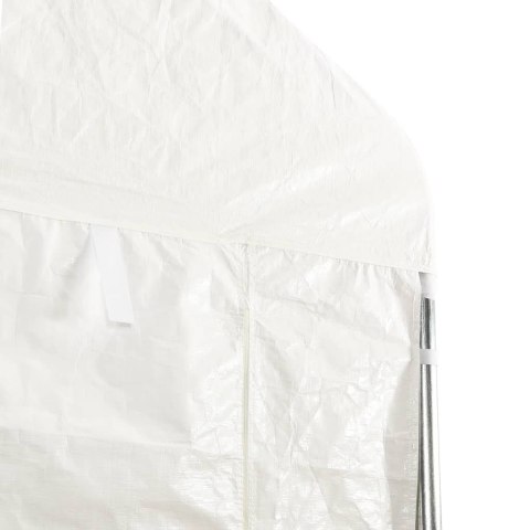 VidaXL Namiot ogrodowy z dachem, biały, 17,84x4,08x3,22 m, polietylen VidaXL Namiot ogrodowy z dachem, biały, 17,84x4,08x3,22 m, polietylen