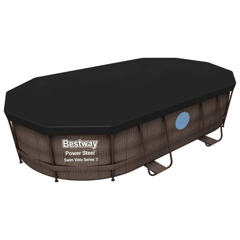 Bestway Basen Power Steel z akcesoriami, 488 x 305 x 107 cm Bestway Basen Power Steel z akcesoriami, 488 x 305 x 107 cm
