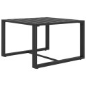 VidaXL 9-cz. zestaw mebli ogrodowych, poduszki, aluminium, antracyt