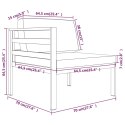 VidaXL 9-cz. zestaw mebli ogrodowych, poduszki, aluminium, antracyt