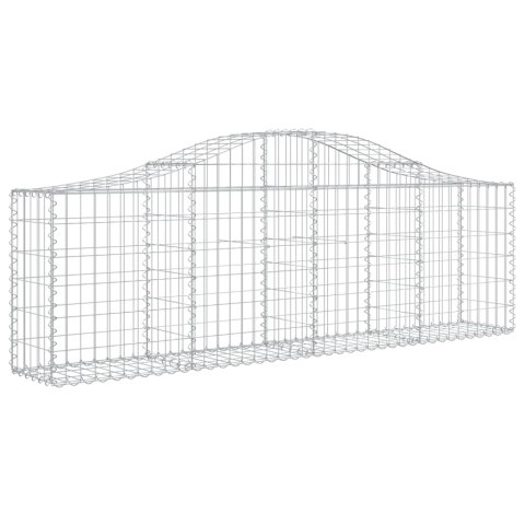 VidaXL Kosze gabionowe, 13 szt, 200x30x60/80 cm, galwanizowane żelazo VidaXL Kosze gabionowe, 13 szt, 200x30x60/80 cm, galwanizowane żelazo