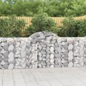 VidaXL Kosze gabionowe, 30 szt, 200x30x100/120cm, galwanizowane żelazo