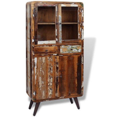 VidaXL Kredens, lite drewno odzyskane, 90x40x190 cm VidaXL Kredens, lite drewno odzyskane, 90x40x190 cm
