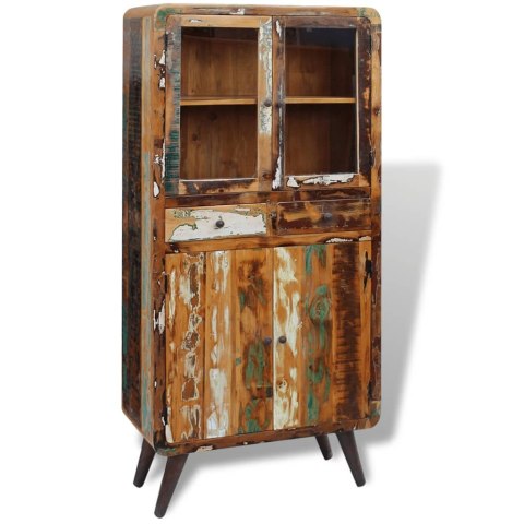 VidaXL Kredens, lite drewno odzyskane, 90x40x190 cm VidaXL Kredens, lite drewno odzyskane, 90x40x190 cm