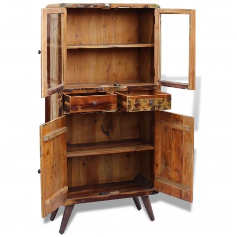 VidaXL Kredens, lite drewno odzyskane, 90x40x190 cm VidaXL Kredens, lite drewno odzyskane, 90x40x190 cm