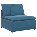 VidaXL Sofa modułowa z poduszkami Velvet Blue