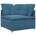 VidaXL Sofa modułowa z poduszkami Velvet Blue