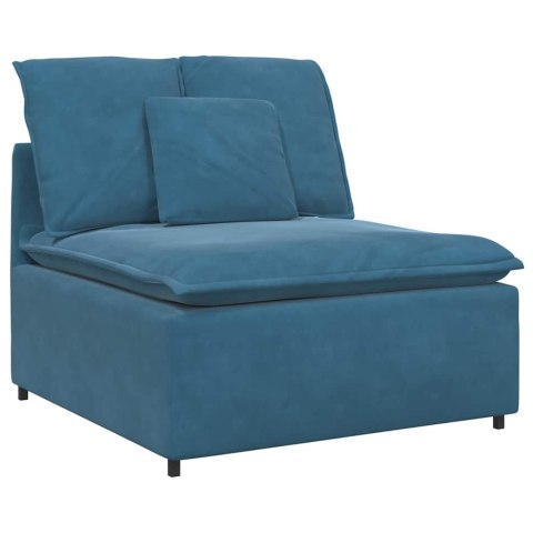 VidaXL Sofa modułowa z poduszkami Velvet Blue VidaXL Sofa modułowa z poduszkami Velvet Blue