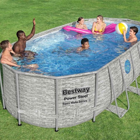 Bestway Basen Power Steel Swim Vista Series, 549x274x122 cm Bestway Basen Power Steel Swim Vista Series, 549x274x122 cm