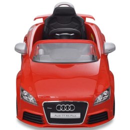 VidaXL Zabawkowy samochód Audi TT RS z pilotem, czerwony