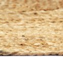 VidaXL Ręcznie wykonany dywan, juta, naturalny, 120x180 cm