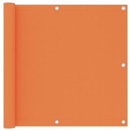 VidaXL Parawan balkonowy, pomarańczowy, 90x400 cm, tkanina Oxford