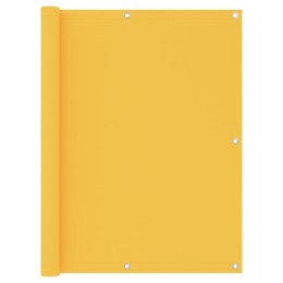 VidaXL Parawan balkonowy, żółty, 120x300 cm, tkanina Oxford