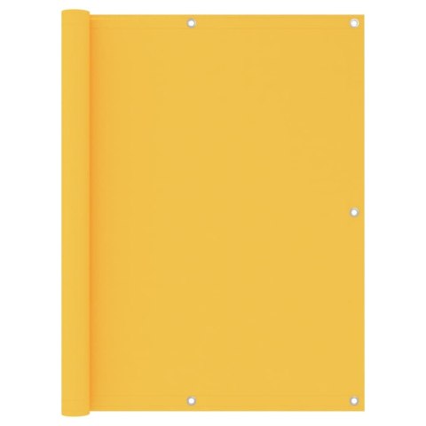 VidaXL Parawan balkonowy, żółty, 120x500 cm, tkanina Oxford