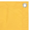 VidaXL Parawan balkonowy, żółty, 90x400 cm, tkanina Oxford