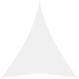 VidaXL Żagiel ogrodowy, tkanina Oxford, trójkątny, 4x5x5 m, biały