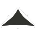 VidaXL Żagiel ogrodowy, tkanina Oxford, trójkątny, 5x5x6 m, antracyt