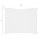 VidaXL Żagiel ogrodowy z tkaniny Oxford, prostokątny, 2x4 m, biały