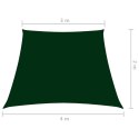 VidaXL Trapezowy żagiel ogrodowy, tkanina Oxford, 2/4x3 m, zielony