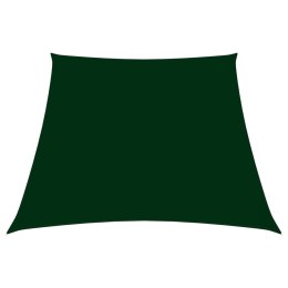 VidaXL Trapezowy żagiel ogrodowy, tkanina Oxford, 3/5x4 m, zielony