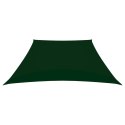 VidaXL Trapezowy żagiel ogrodowy, tkanina Oxford, 3/5x4 m, zielony