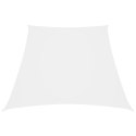 VidaXL Trapezowy żagiel ogrodowy, tkanina Oxford, 4/5x4 m, biały