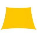 VidaXL Trapezowy żagiel ogrodowy, tkanina Oxford, 2/4x3 m, żółty
