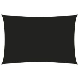 VidaXL Prostokątny żagiel ogrodowy, tkanina Oxford, 2x4,5 m, czarny
