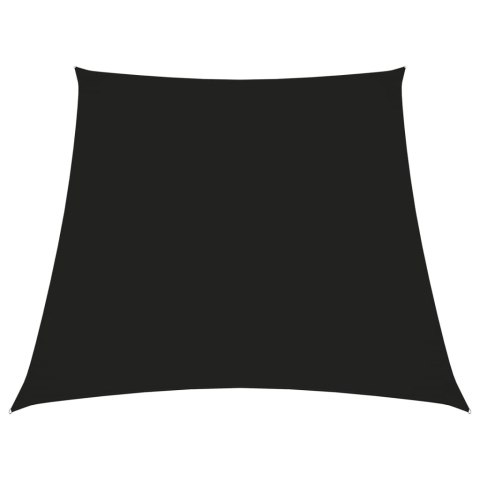 VidaXL Trapezowy żagiel ogrodowy, tkanina Oxford, 4/5x4 m, czarny