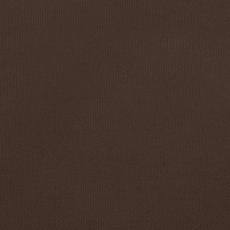 VidaXL Trójkątny żagiel ogrodowy, tkanina Oxford, 3,5x3,5x4,9 m, brąz
