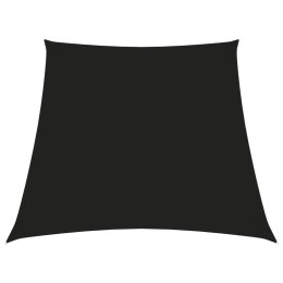 VidaXL Trapezowy żagiel ogrodowy, tkanina Oxford, 3/5x4 m, czarny