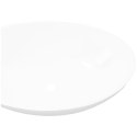 VidaXL Luksusowa ceramiczna umywalka, owalna, biała, 40 x 33 cm