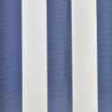 VidaXL Tkanina do markizy, niebiesko-biała, 4 x 3 m (bez ramy)
