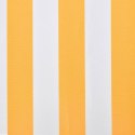 VidaXL Zadaszenie, żółty słonecznikowy i biały, 6x3 m (bez ramy)