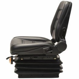 VidaXL Fotel do wózka widłowego/ciągnika z zawieszeniem i oparciem