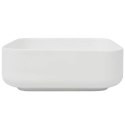 VidaXL Umywalka ceramiczna kwadratowa 39x39x13,5 cm, biała
