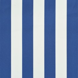 VidaXL Markiza zwijana, 400 x 150 cm, biało-niebieska