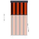 VidaXL Roleta zewnętrzna, 80x250 cm, pomarańczowo-brązowa