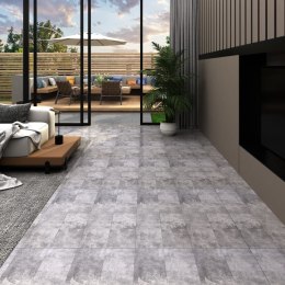 VidaXL Panele podłogowe z PVC 4,46 m², 3 mm, cementowy brąz, bez kleju