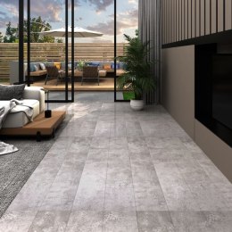 VidaXL Panele podłogowe PVC, 5,26 m², 2 mm, szare, bez kleju