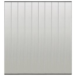 VidaXL Moskitiera na drzwi, 10-panelowa, czarna, 240x240 cm