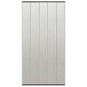 VidaXL Moskitiera na drzwi, 5-panelowa, czarna, 120x240 cm