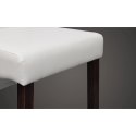 VidaXL Krzesła stołowe, 6 szt., białe, sztuczna skóra