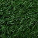 VidaXL Toaleta dla zwierząt z tacą i sztuczną trawą, zieleń, 63x50x7cm