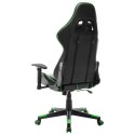 VidaXL Fotel dla gracza, czarno-zielony, sztuczna skóra