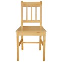 VidaXL Krzesła stołowe, 2 szt., drewno sosnowe