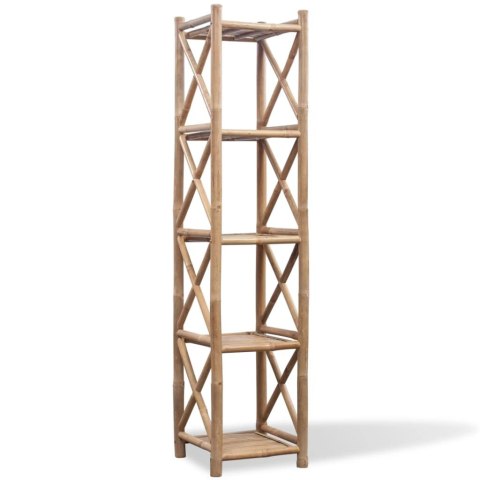 Bambusowa półka z 5 poziomami