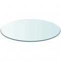 VidaXL Blat stołu szklany, okrągły 300 mm