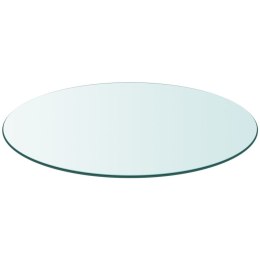 VidaXL Blat stołu szklany, okrągły 400 mm