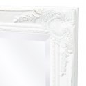 VidaXL Lustro ścienne w stylu barokowym, 100x50 cm, białe